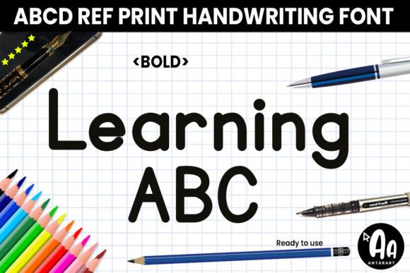Abcd Ref Bold for Creative Craft Projects