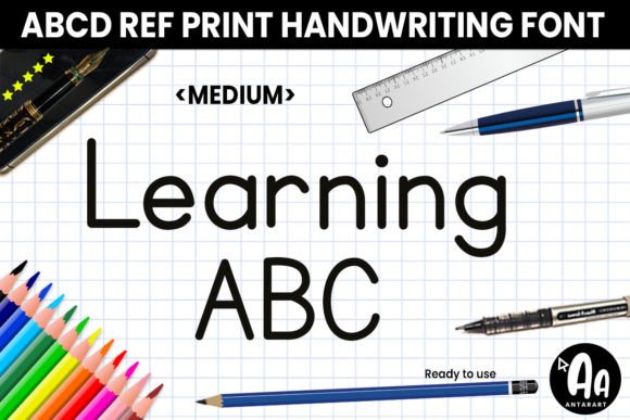 Abcd Ref Medium: A Display Font for Creative Makers