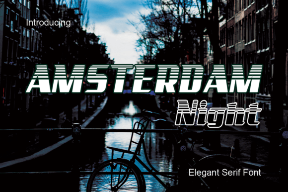 Amsterdam Night: The Modern Display Typeface for Scroll-Stopping Campaigns