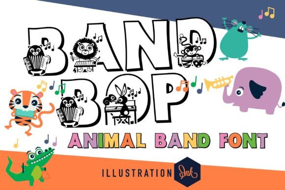 Band Bop: A Playful Sans Serif Font for Editorial Design