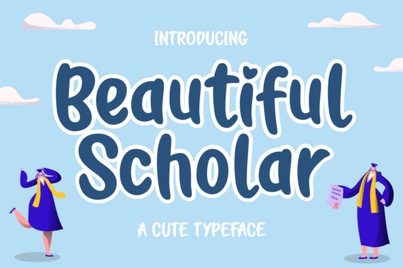 Beautiful Scholar: A Charming Display Font for Creative Projects