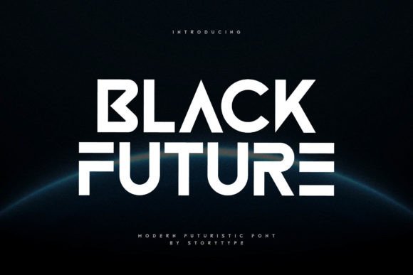 Black Future: A Futuristic Font for Creative Makers