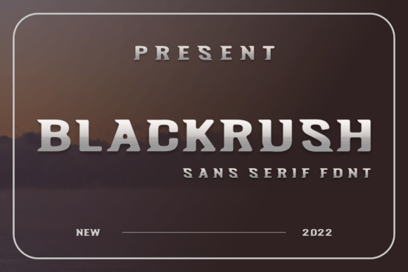 Blackrush: The Modern Display Font for Bold Branding