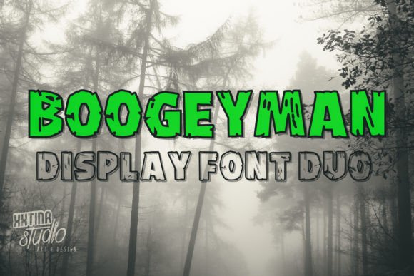 Boogeyman: A Unique Horror Display Font for Bold Branding
