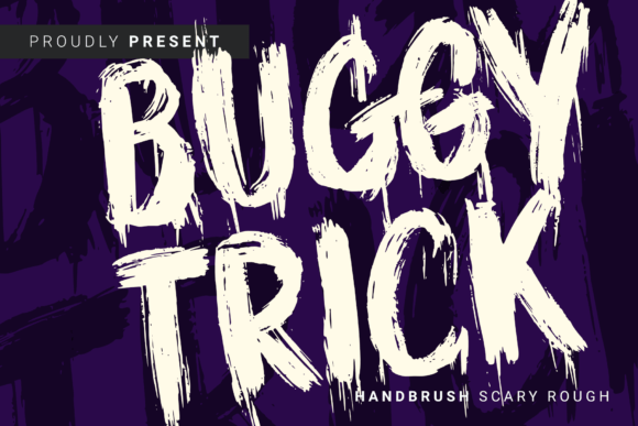 Buggy Trick: A Spooky Display Font for Editorial Design