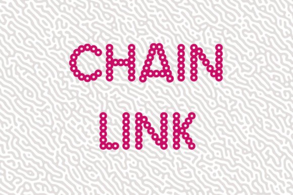 Chain Link Font for Branding and Creative Projects