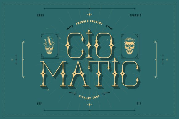 Ciomatic Display Font for Web Design