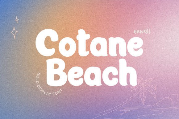 Cotane Beach: The Fun Display Font for Modern Web Design