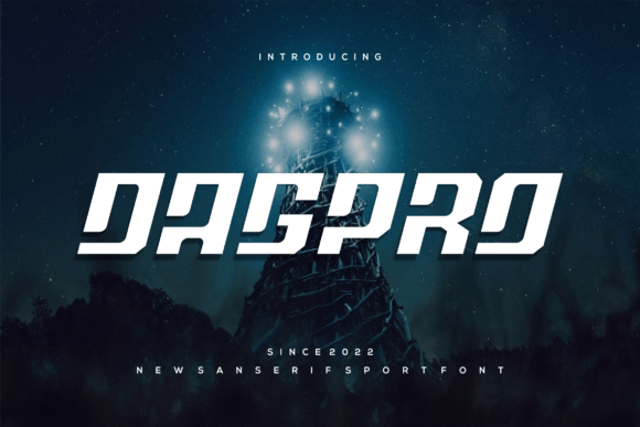 Dagpro: The Modern Display Font for Creative Product Design