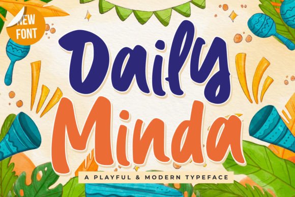 Daily Minda: The Sweet Display Font for Modern Web Design