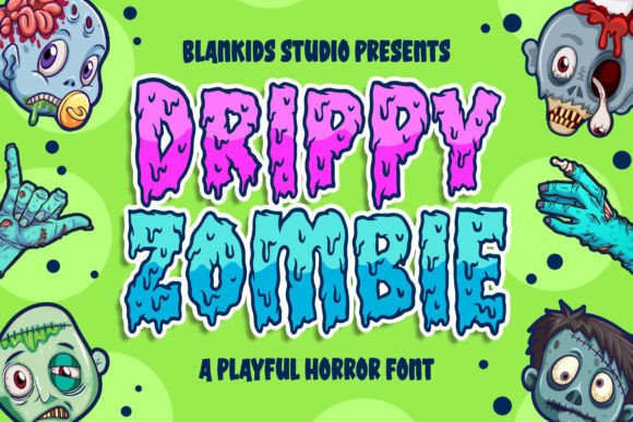 Drippy Zombie: The Spooky Display Font That Transforms Small Business Branding