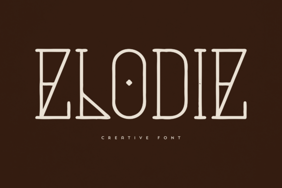 Elodie: A Display Font for Handmade Creations and Branding