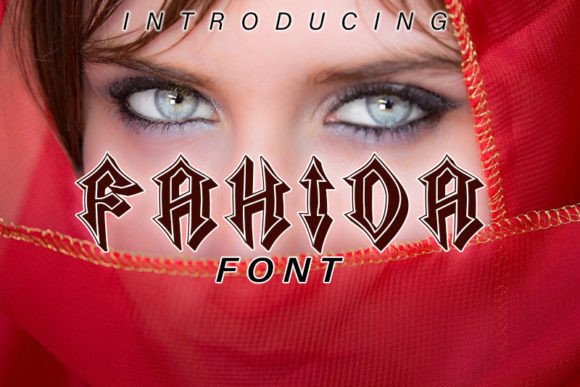 Fahida Font for Bold and Daring Design Creations