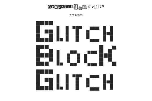 Glitch Block: The Retro Display Font for Nostalgic Editorial Design