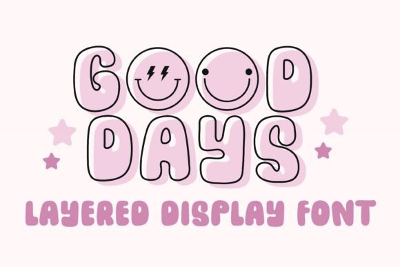 Good Days: A Retro Display Typeface for Editorial Design