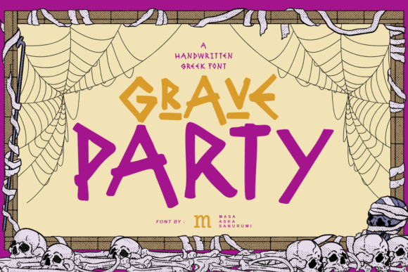 Grave Party Font for Eye-Catching Campaign Designs
