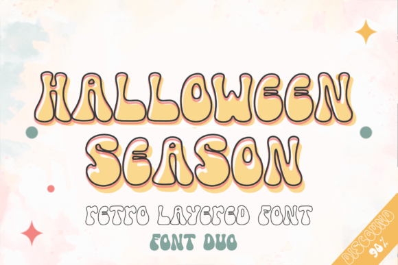 Halloween Season: A Retro Display Typeface for Editorial Design