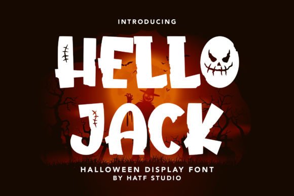 Hello Jack: The Spooky Display Font for Halloween Campaigns