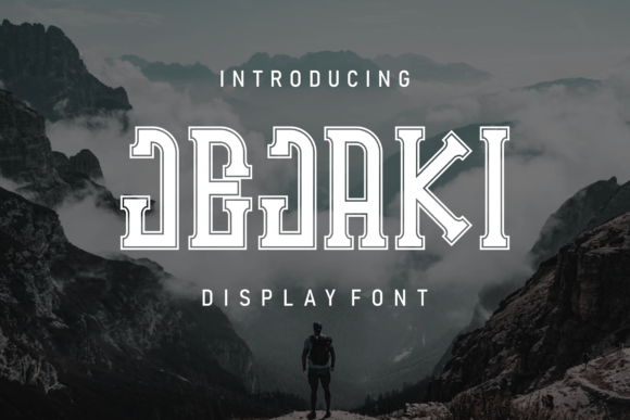 Jejaki: A Modern Display Font for Creative Branding Projects