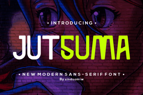 Jutsuma: A Dynamic Display Font for Bold Editorial Design