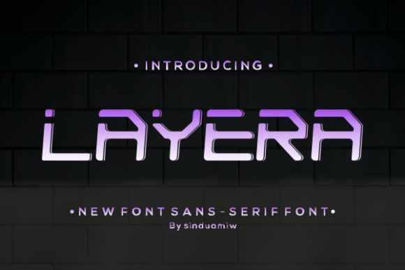 Layera: A Display Font That Elevates Handmade Creations