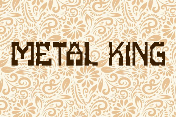 Metal King Font for Bold Visual Impact