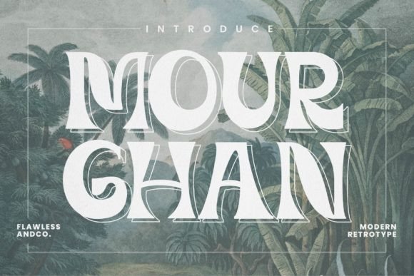 Mourghan: A Modern Display Font for Sophisticated Branding