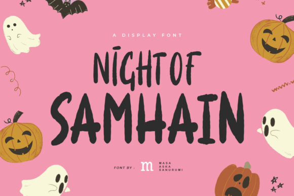 Night of Samhain Font for Spooky Campaign Designs