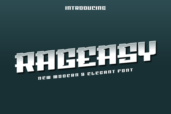 Rageasy: Modern Display Font for Bold Campaign Designs