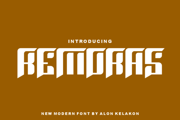 Remoras: The Modern Display Font for Stronger Business Branding