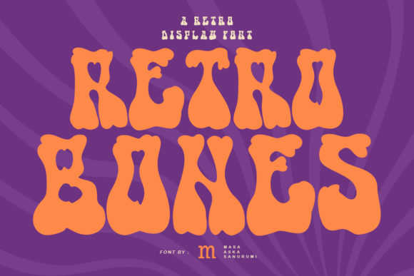 Retro Bones Font for Web Design and Branding Projects