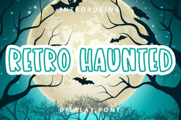 Retro Haunted: A Creative Display Font for Standout Branding