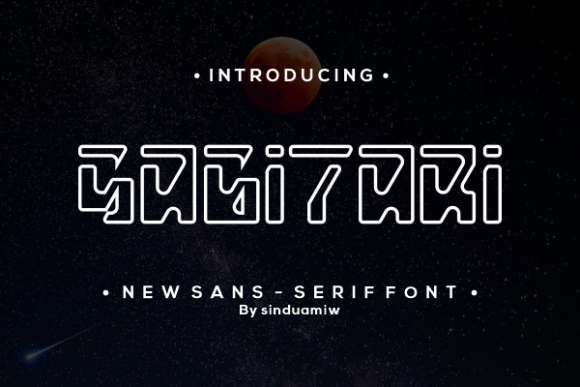 Sagitari Display Font for Bold Web Design