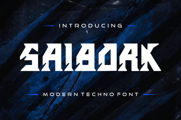 Saibork: A Modern Display Font for Polished Branding