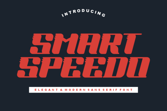 Smart Speedo: The Modern Display Font for Polished Branding