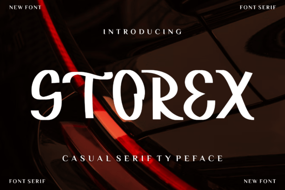 Storex: A Cool Display Font for Business Branding