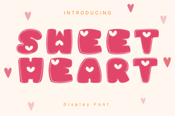 Sweet Heart Font for Whimsical Branding and Creative Projects