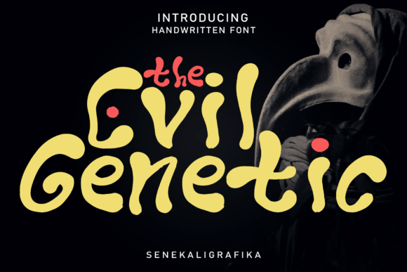 The Evil Genetic: A Playful Font for Business Branding