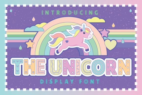 The Unicorn: A Magical Display Font for Creative Projects