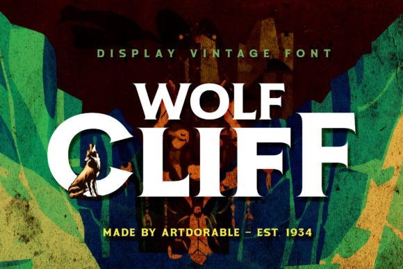 Wolfcliff: A Bold Vintage Display Font for Dynamic Branding