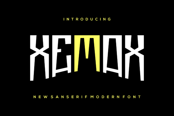 Xemox: A Bold Font for Strong Branding