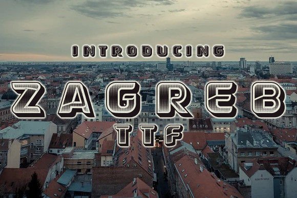 Zagreb Font for Eye-Catching Campaign Designs
